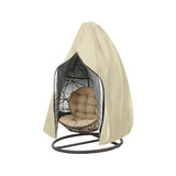 Egg Chair Cover, Waterproof Swing Egg Chair Cover with Zipper, Wind-Proof Swing Chair Cover with V1366-AZ2-W-08553
