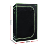 Green Fingers Grow Tent 90x50x160CM Hydroponics Kit Indoor Plant Room System GT-D-90X50X160