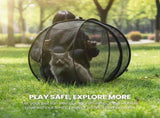 Clearance!360&deg Panoramic Rolling Cat Playpen - Indoor & Outdoor Safe Enclosure, One-Click Setup & V1366-AZ2-W-24746