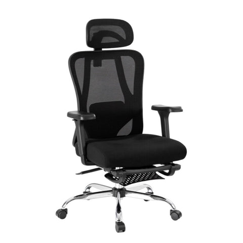 Artiss Ergonomic Mesh Office Chair Black OCHAIR-H-FZ20-FT-BK