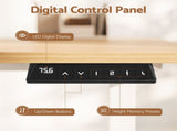 Artiss Standing Desk Electric Adjustable Ergonomic Office Table 100cm Oak HASD-ET156E-100-WHWD