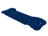 Camping Sleeping Pad Mat Foot Press Inflatable Cushion Mattress for Tent Hiking TravelPurplish Blue V1294-YM0718-3117200188111