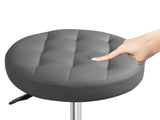Levede Rolling Bar Stool BR1065-GY