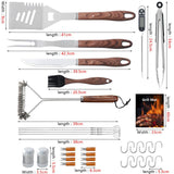 Complete Multi-Functional BBQ Tool Set, 31-Piece Deluxe BBQ Tool Set, Food-Grade Stainless Steel BBQ V1265-AU006-HEI