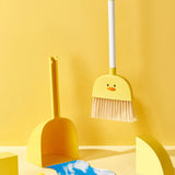 Kids Mini Broom Dustpan Set Children Cartoon Broom Cleaning Tool Home Baby Learn Sweeping Toys V1294-YM0512-3117220248311