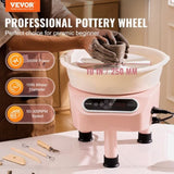 Pottery Wheel, 10 inch Pottery Forming Machine, 350W Electric Wheel for Pottery with Foot Pedal and V952-ZQLPJSJS10YCC3VHLV3