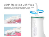 White Home Electric Oral Irrigator - Portable Water Flosser for Teeth Cleaning V888-ELOSUNG28359
