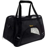 Pet Carrier Transport Bag, Black - Safe and Comfortable for Pets V1237-ZY-506-0387