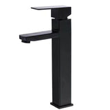 Black Bathroom Faucet Stainless Steel Modern Waterfall Sink Faucet For Home Hotel 2 Hoses V1294-YM0703-3112230013911