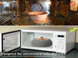 Microwave Splatter Cover for Food,10.5inch Glass Silicone Dish Plate Cover,Collapsible,Food Grade, V1370-AZ4-16668
