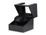 Embellir Watch Winder Box Automatic Single Quiet Carbon Fibre Black WBX-WIN-SINGLE-BK