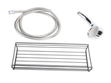 High Pressure Shower Head with Handheld Hose Shelf Switch Filter Nozzle Wall Mounted Pressure V1294-YM0901-3112240051711