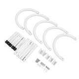 5 Pcs Pool Cover Holder 43cm U Shaped Tube Solar Blanket Storage Hook for Above Ground Swimming Pool V1294-YM0901-3111240105511