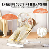 VEVOR Baby Bouncer Folding Bouncer Seat Chair for Babies 0-9 Months with Toy Bar V952-YEYYQZCKDJYWED1X5V0