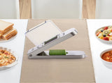 Vegetable Chopper, Food Veggie Cutter with 3 Stainless Steel Blades, Onion Slicer with Container, V952-JSSWQSJQDQP3E6X76002V0
