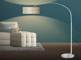 EMITTO Modern LED Floor Lamp Reading Beige LI0384-WHGY_NZ