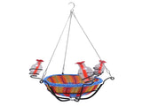 Outdoor Bird Feeder Hanging Rattan Basket Water Feeding Station for Garden Balcony Tree Branch V1294-YM0901-3111250047711