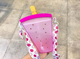 JWDX Glass and Bottle Clearance! Cute Watermelon Straw Water Bottle Ice Cream Popsicle Cup with V1189-LWWAL-20260325-02968