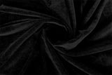 Large Thick Faux Mink Velvet Curtains Blockout 550x 230cmHook Pinch Pleat Black V702-CNZ11-1 BLACK