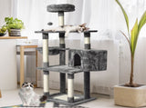 PaWz 130cm Cat Tree Toy Scratching Post Grey JJ0836-GY