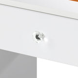 Levede Dressing Table LED Makeup Mirror Stool Set Vanity Desk 5 Storage Drawer VM1034-WH-AU