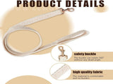 Pet Harness Leash Set Lace Embroidered Escape Resistant Adjustable White M V1263-JX-7836-2
