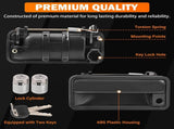 Exterior Door Handle w/Lock Cylinder & Keys for Chevy C1500 C2500 C3500 K1500 K2500 K3500 GMC Yukon V1258-DP02-C-851