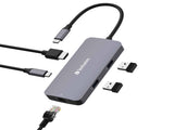 Verbatim USB-C Pro Multiport Hub 5 Port 1 x HDMI, 1 x RJ45, 2 x USB-A 3.2 Gen1, 1 x USB-C PD V1202-V2-USV-32150
