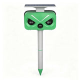 Animal Repellent Outdoor,Ultrasonic Pest Repeller with Motion, Light Sensor and Sound for V1192-AZ-W-10765