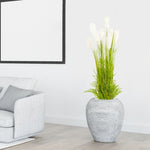 SOGA 120cm Nearly Natural Plume Grass Artificial Plant APLANTFH6004