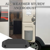 4 Pairs RV Baggage Door Holder, Wider Access and Space Saving Design, Secure Reliable Magnetic V1366-AZ2-W-15530