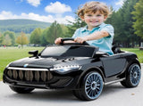 Rigo Kids Electric Ride On Car Toys Cars Horn Music Remote Control 12V Black RCAR-MASRT-S-BK