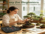 Gardening Bonsai Tool Sets 15pcs Carbon Steel Garden Plant Trimming Kit Scissor Cutter Shear Heavy V1107-119-49271
