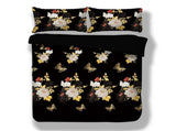 Black Sorrento Marigold Quilt / Doona / Duvet Cover set V745-AQ044043Q3