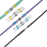 Solder Ring Wire Connectors Heat Shrink Butt Terminals Electrical Connector Kit - Multi - Size V1107-145-99083-MLT-500PCS