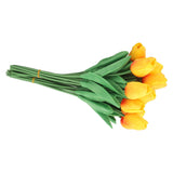 30pcs Artificial Tulips Flowers Innovative Simulation Hand Crafted PU Fake Tulips for Home Wedding V1294-YM0706-3115230083611