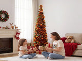 Jingle Jollys 160cm Pop Up Christmas Tree Artificial Christmas Tree Golden Maple Leaf PUT-XMAS-5IN-5
