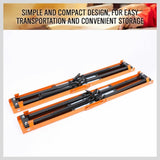 4Pc Mastercraft Sawhorse Metal Folding Non-slip Surface Saw Horse 120KG Capacity V465-97508-AU-2
