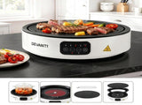 Devanti Ceramic Cooktop Electric Hot Plate Countertop Grill Cooker White CCT-B-SD-1E-1Z-TOUCH-WH