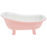 SWETRACE Bathtub Shaped Flower Pot Pink Ceramic 1Set 6.3x3.5x2.8in V1189-LWWAL-20260327-03366
