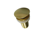 2021 new brushed Nickel Brushed stainless steel Pop Up Waste Plug 40 mm NO Overflow V549-POPNICKEL