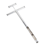 Soil Sample Probe with Ejector Tubular Stainless Steel Rod T Shaped Handle for Plant Care Garden V1294-YM0901-3111250006711
