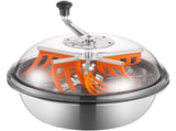 Bud Leaf Bowl Trimmer, 490 mm Manual Bud Trimmer, with Sharp Stainless Steel Blades, Visual Cutting, V952-SDKSCJ19YCSDLYB2M001V0