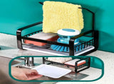 Adhesive Sink Caddy Sponge Holder Storage for Kitchen Accessories V178-87477