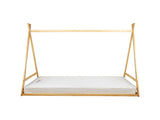 Kids Tent Montessori Toddler Floor Bed Wooden Bedframe V63-843061