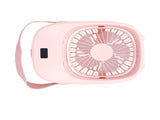 Adjustable Electric Fan Portable Spray Humidification Electric Fan for Home Outdoor DormitoryPink V1294-YM0721-3113210056412