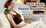USB Heated Neck, Shoulder, and Back Massager 6D Simulated Human-Hand Deep Kneading Technology, V1232-SZAMY001