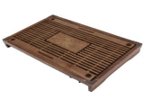 Gongfu Tea Tray Water Storage Drainage Home Decoration Ornament Serving Tray for Office Brown V1294-YM0521-3118230040111