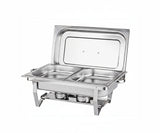 Chafing Dish Food Warmer Stove 11L 2 Compartment V957-SDCHCHSN3048S