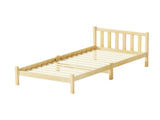 Artiss Bed Frame Single Size Wooden Oak SOFIE WBED-D-001S-WD
